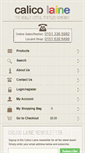 Mobile Screenshot of calicolaine.co.uk