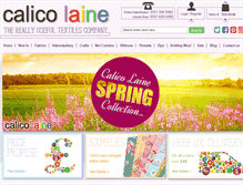 Tablet Screenshot of calicolaine.co.uk
